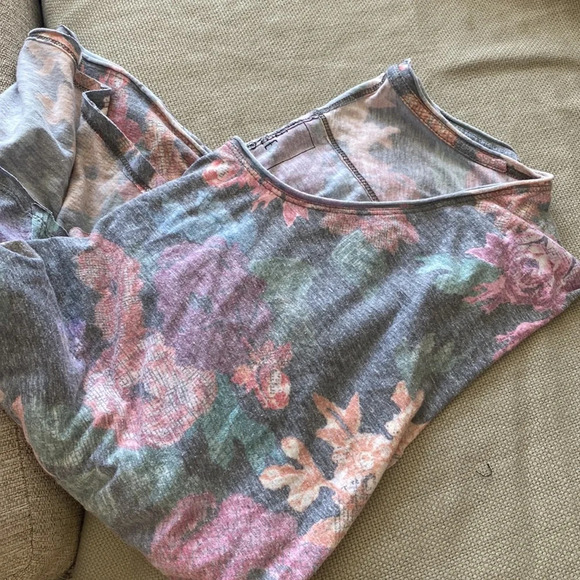 Free People We The Free Gardenia Floral High Low romantic size medium - Picture 7 of 9